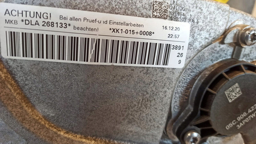 Motor Audi A3 DLAA 1.0 TFSI 110PS 81kW 7TKm 2021 Benzin Engine Unkomplett