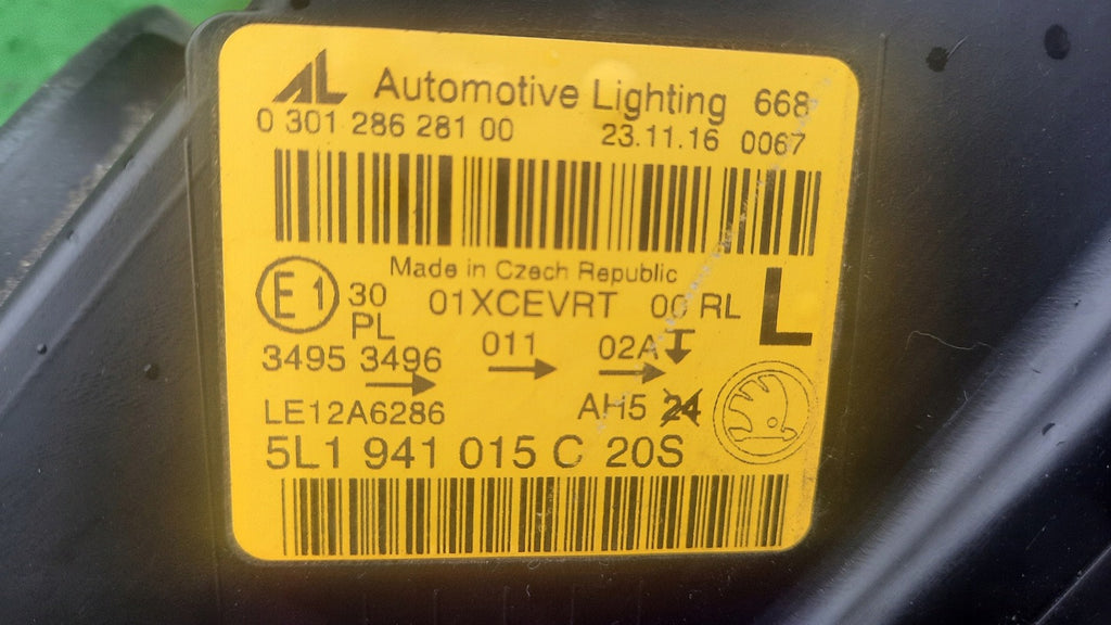 Frontscheinwerfer Skoda Yeti 5L1941015 Xenon Links Scheinwerfer Headlight