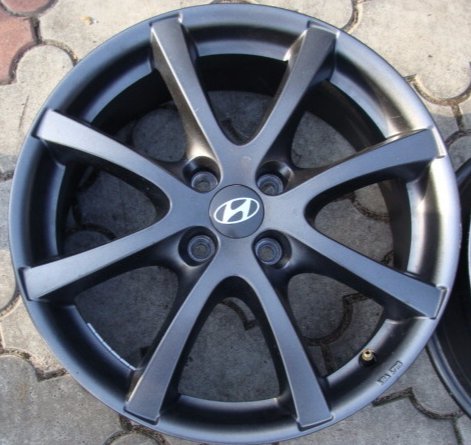 1x Alufelge 17 Zoll 7.0" 4x100 49ET Hyundai Rim Wheel