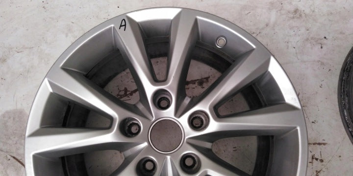 1x Alufelge 18 Zoll 8.0" 5x130 53ET Glanz Silber 7P6601025C VW Touareg Rim Wheel FEL6707052649qa