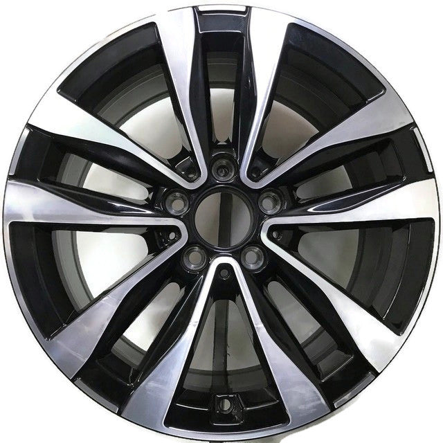 1x Alufelge 17 Zoll 8.0" 5x112 49 5ET Glanz Schwarz A2064016100 Mercedes-Benz FEL2252822712kr