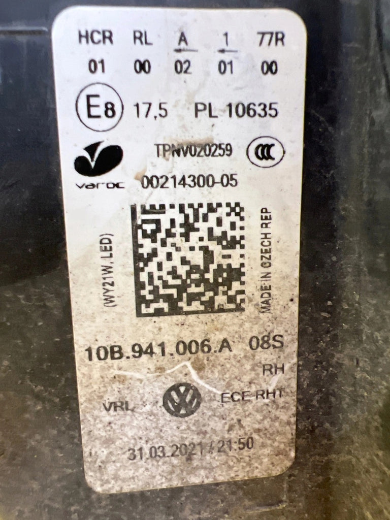 Frontscheinwerfer VW Id.3 10B941006A LED Rechts Scheinwerfer Headlight SCH4317689169vn