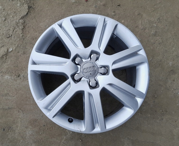 1x Alufelge 17 Zoll 7.0" 5x112 46ET Glanz Silber 8K0601025N Audi A4 B8 Rim Wheel FEL8933446744hm