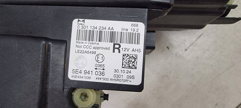 Frontscheinwerfer Skoda Octavia I 5E4941036 LED Rechts Scheinwerfer Headlight SCH7628362579hl
