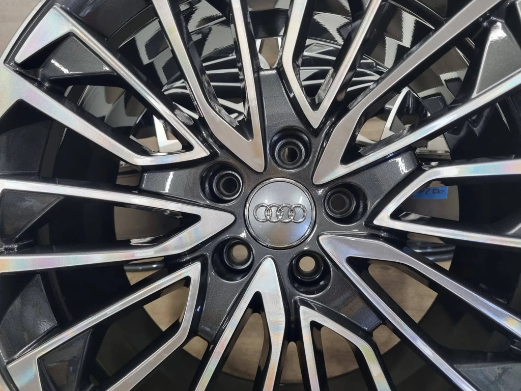 4x Alufelge 19 Zoll 8.5" 5x112 40ET Glanz Graphit 4K0601025 Audi A6 Mg Rim Wheel FEL1958717393kx