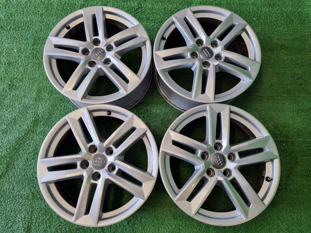 4x Alufelge 17 Zoll 7.0" 5x112 42ET Glanz Silber 8W0601025P Audi A4 B8 Rim Wheel FEL8383746718wt