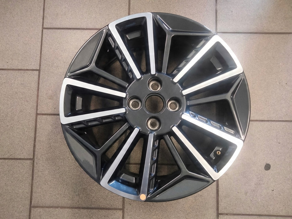 1x Alufelge 17 Zoll 7.0" 4x100 54ET Schwarz 52910-Q0500 Hyundai I20 Iii