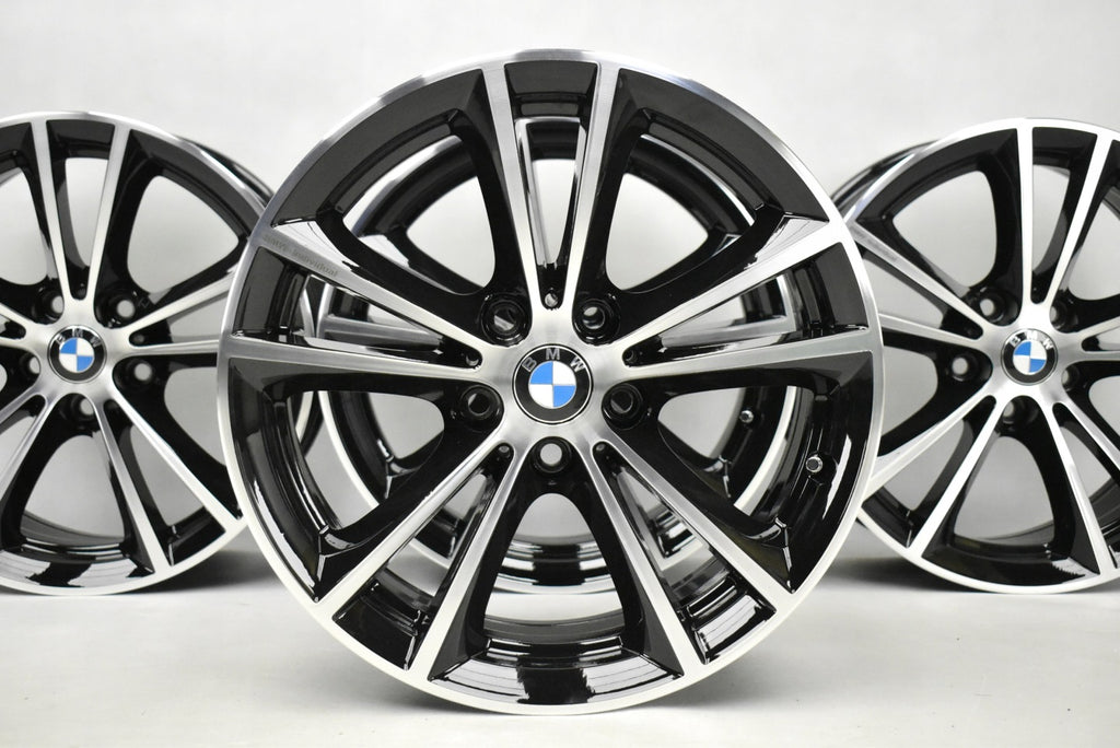 4x Alufelge 17 Zoll 7.5" 5x112 27ET Glanz Silber 6863417 BMW G31 G30 Rim Wheel FEL6500703357xv