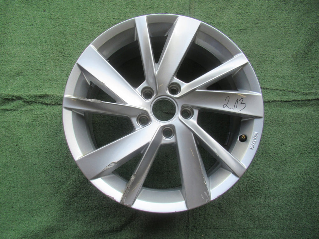 1x Alufelge 17 Zoll 6.5" 5x112 46ET Glanz Silber 5H0071497 VW Golf Viii FEL8884957732fr