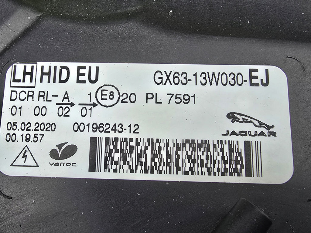 Frontscheinwerfer Jaguar Xf GX63-13W030-EJ Xenon Links Scheinwerfer Headlight SCH2818491326hg