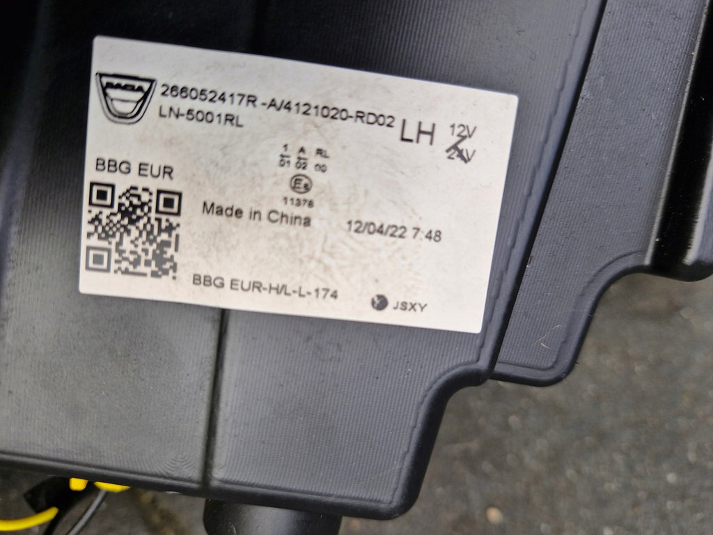 Frontscheinwerfer Dacia Spring 266052417R LED Links Scheinwerfer Headlight SCH4450207249ek