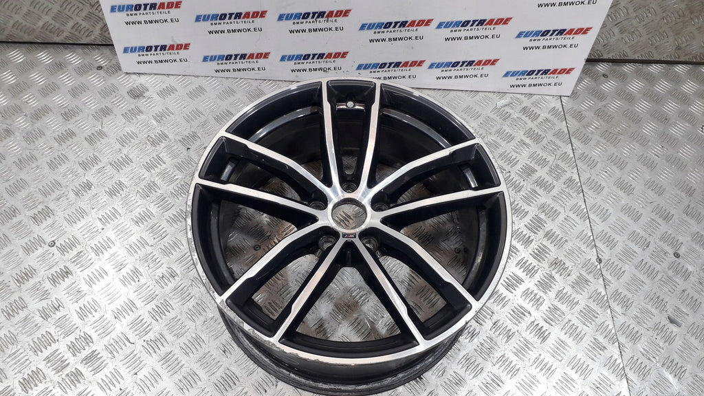 1x Alufelge 18 Zoll 8.0" 5x112 30ET 7855081 BMW 5 G31 G30 Rim Wheel
