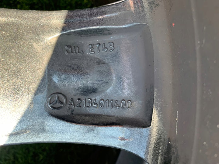 1x Alufelge 18 Zoll 8.0" 5x112 43ET A2134011400 Mercedes-Benz Rim Wheel FEL3016678784tq