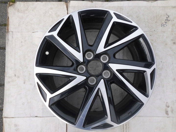 1x Alufelge 16 Zoll 6.0" 5x100 50ET Glanz Silber CMS1109-19 Toyota 4 Yaris FEL2832776738gj