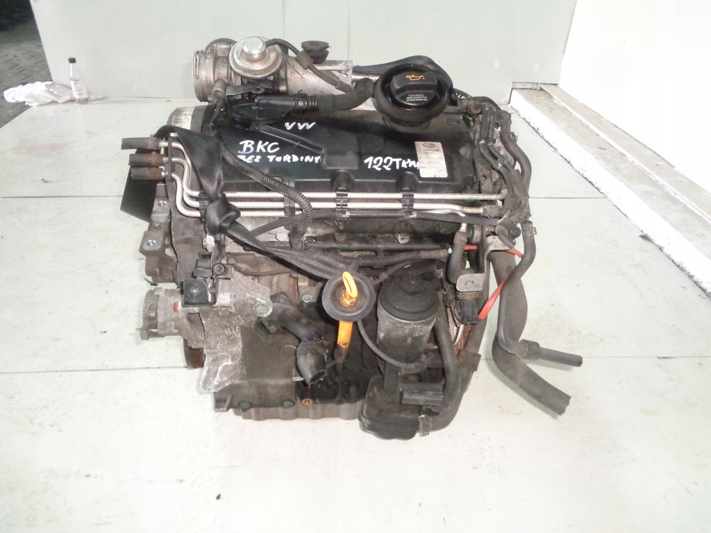 Motor Skoda VW BKC 1.9 TDI 105PS 77kW 122TKm Diesel Engine Komplett