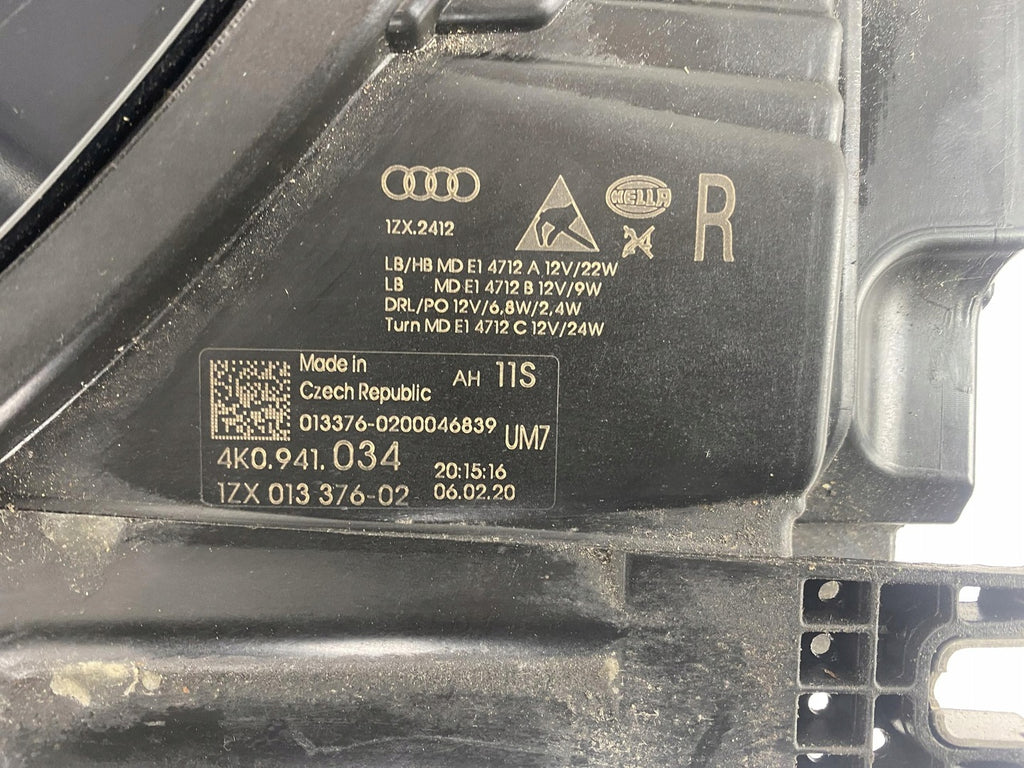 Frontscheinwerfer Audi A6 C8 4KO941034 LED Rechts Scheinwerfer Headlight SCH6154969597nr