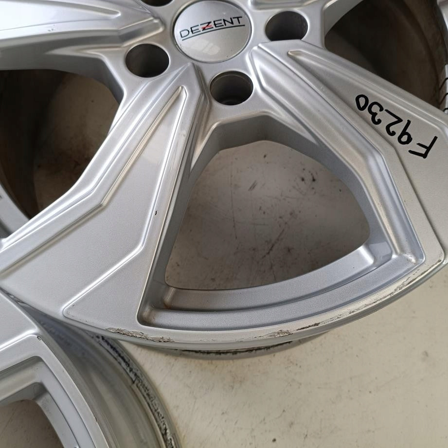 4x Alufelge 17 Zoll 7.5" 5x112 46ET Glanz Silber Audi I Rim Wheel FEL6718494606ac