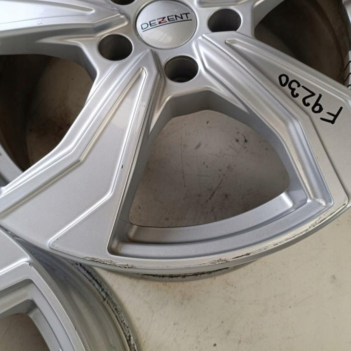 4x Alufelge 17 Zoll 7.5" 5x112 46ET Glanz Silber Audi I Rim Wheel FEL6718494606ac