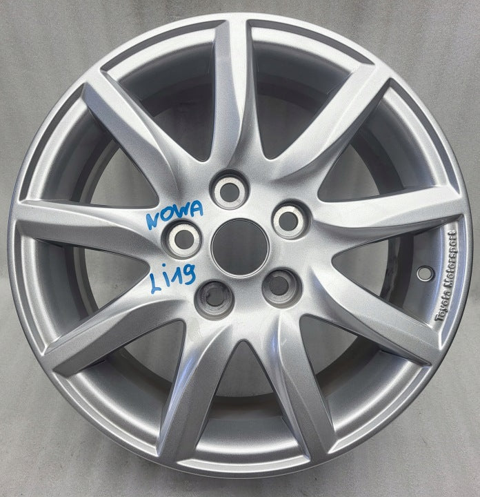 1x Alufelge 16 Zoll 6.5" 5x114.3 39ET PZ406-E8675 Toyota Avensis Verso Rim Wheel FEL2859193376wo