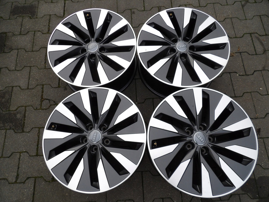 4x Alufelge 18 Zoll 8.0" 5x112 39ET Glanz Grau 4K0601025B Audi C8 Mg Rim Wheel FEL4491806555fu