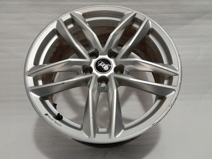 1x Alufelge 18 Zoll 8.0" 5x112 40ET Silber 8W0601025EB Audi A4 B9 Rim Wheel FEL2284953159qo