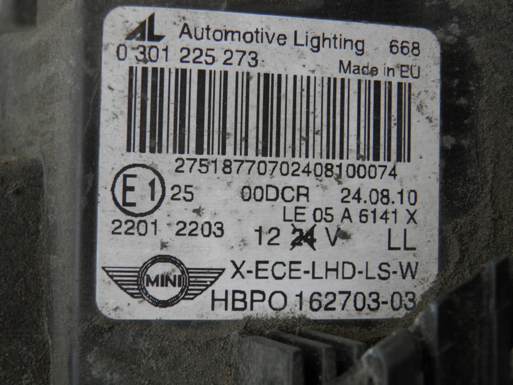 Frontscheinwerfer Mini R56 162703-03 Xenon Links Scheinwerfer Headlight SCH2852007572tj