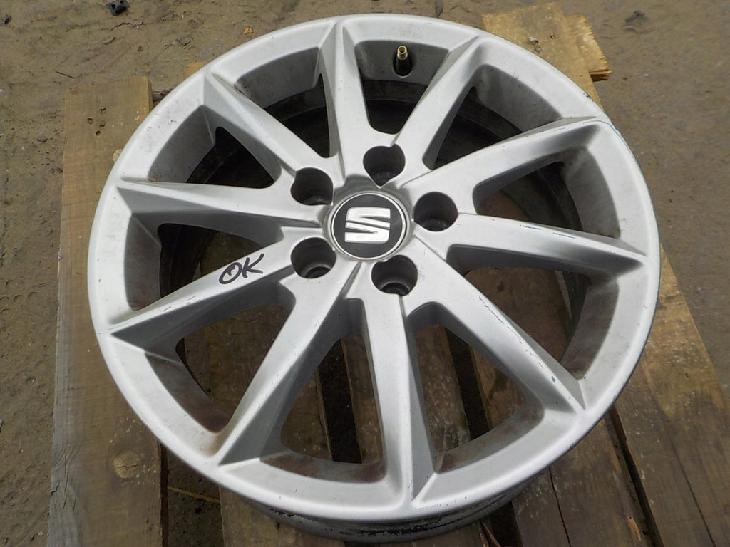 1x Alufelge 15 Zoll 6.0" 5x100 38ET Glanz Silber 6P0601025E Seat Ibiza Iii FEL1461518560jq