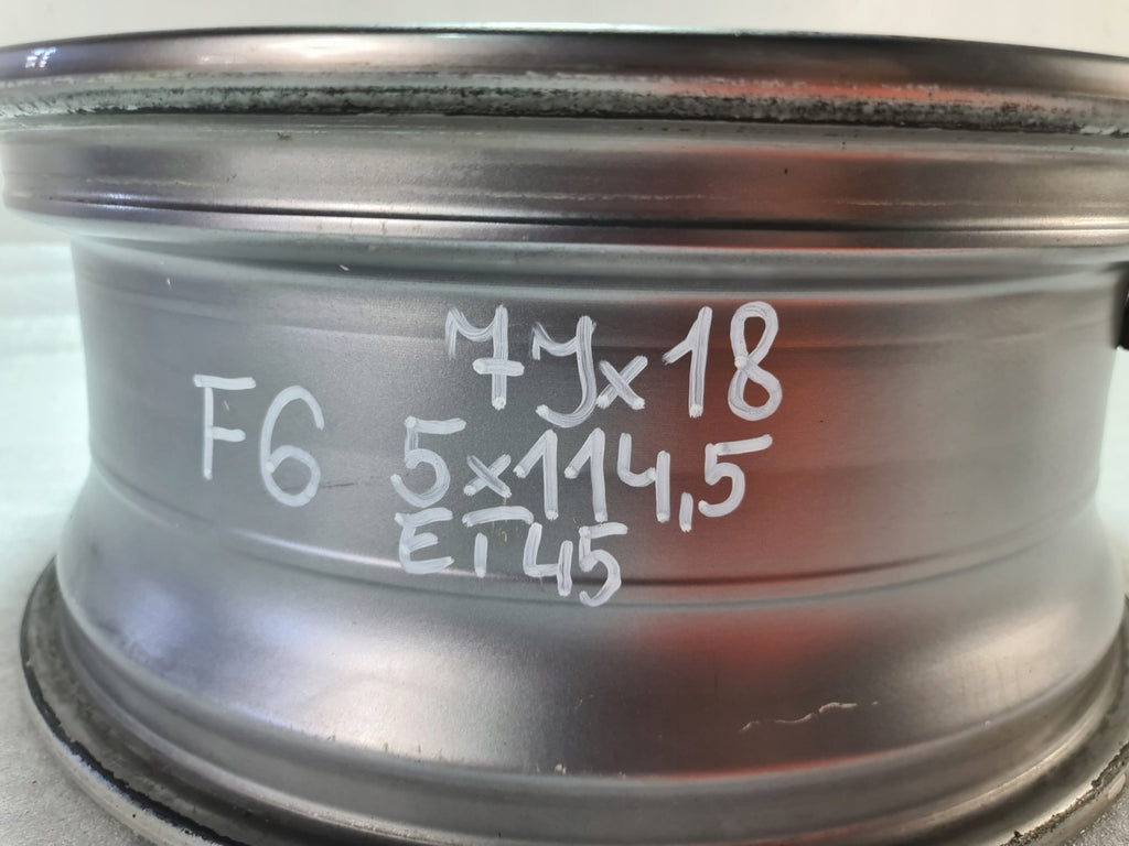 1x Alufelge 18 Zoll 7.0" 5x114.3 45ET Glanz Graphit 9965787080 Mazda Cx30 Cx-30 FEL2124718433nt