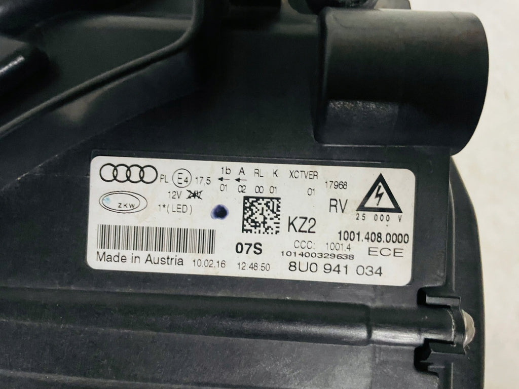 Frontscheinwerfer Audi Q3 8U0941034 Rechts Scheinwerfer Headlight SCH7071145113bj