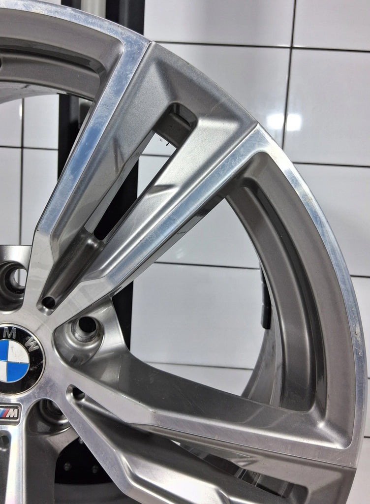 1x Alufelge 18 Zoll 8.0" 5x120 20ET Glanz Grau 8091464 BMW Rim Wheel FEL7142379809fm