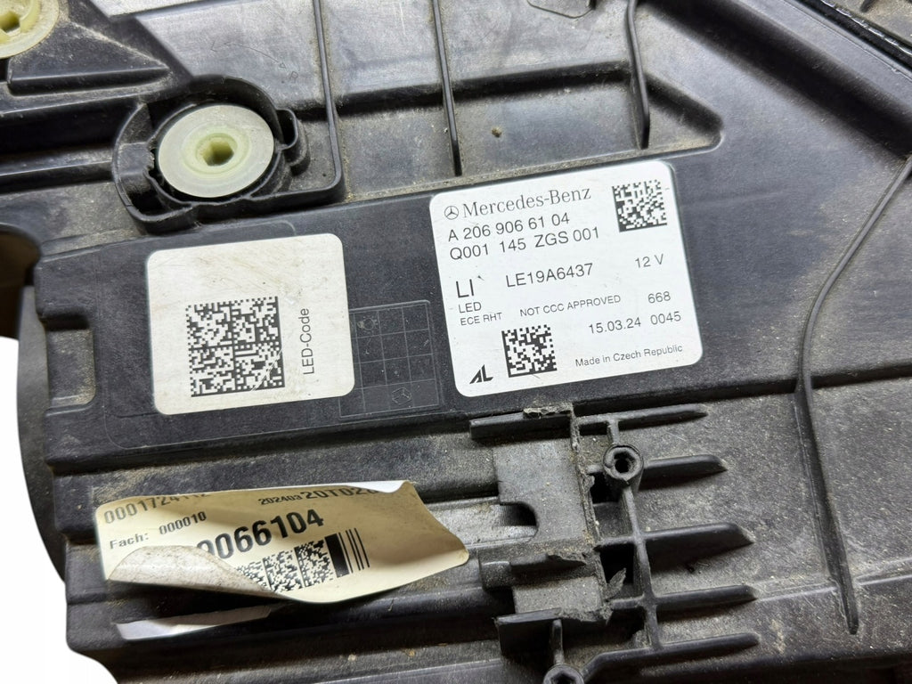 Frontscheinwerfer Mercedes-Benz W206 A2069066104 Links Scheinwerfer Headlight SCH3977961200ps