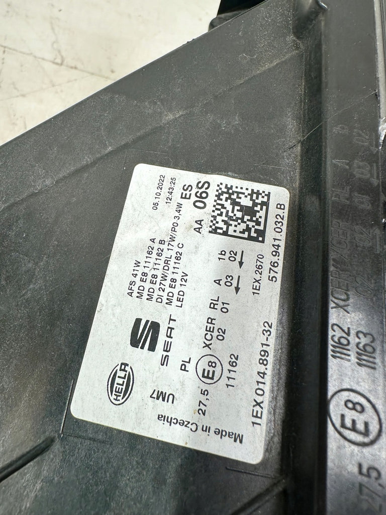 Frontscheinwerfer Seat Ateca 576941032 LED Rechts Scheinwerfer Headlight SCH4931594384sm