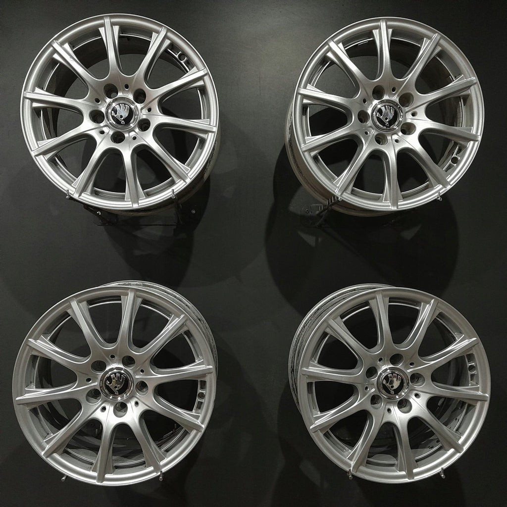 4x Alufelge 16 Zoll 6.5" 5x112 38ET A2054012400 Mercedes-Benz Octavia I FEL6418001948wr