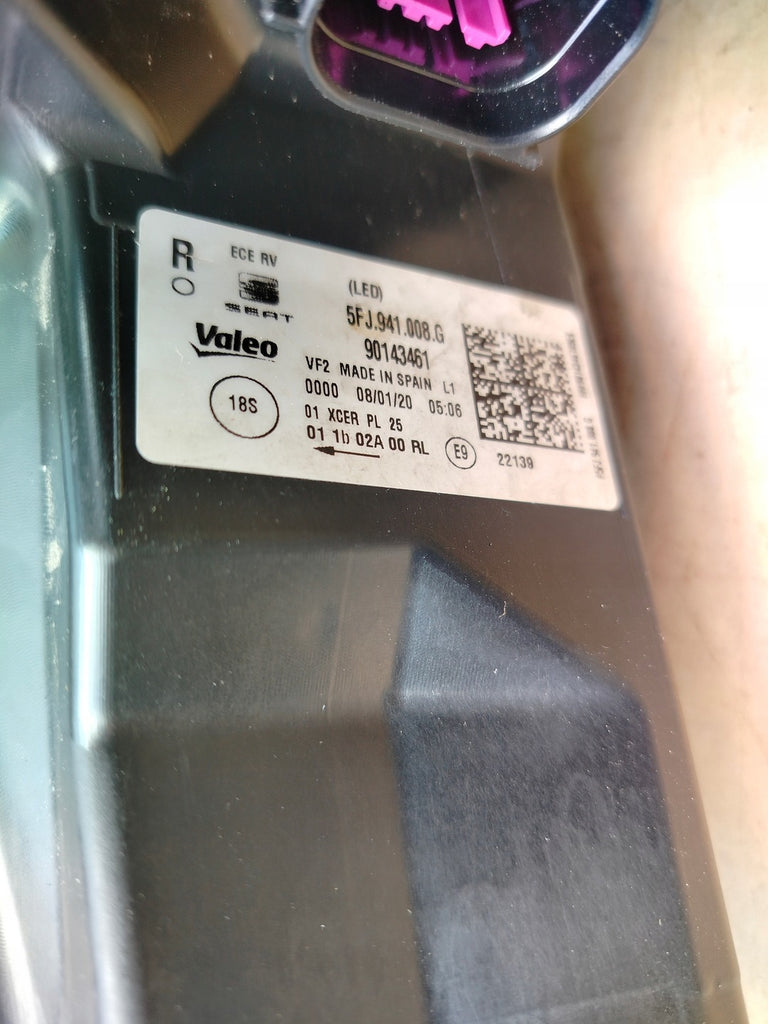 Frontscheinwerfer Seat Tarraco 5FJ941008G Full LED Rechts Scheinwerfer Headlight