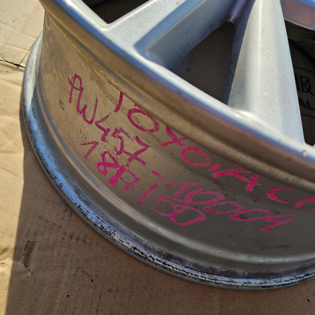 1x Alufelge 18 Zoll 7.0" 5x114.3 50ET Silber PW457-10004 Toyota Chr C-Hr FEL7954534983th