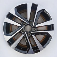 Load image into Gallery viewer, 1x Alufelge 16 Zoll 6.5&quot; 5x112 48ET Glanz Schwarz 5TA601025P Vw Rim Wheel