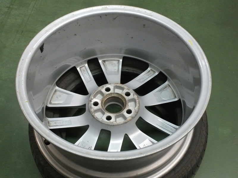 1x Alufelge 17 Zoll 7.0" 5x100 46ET Glanz Silber 6V0601025C Skoda Rim Wheel FEL1329630955pg
