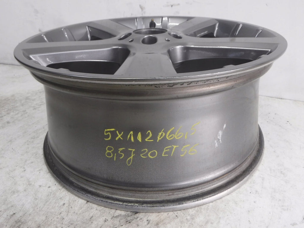 1x Alufelge 20 Zoll 8.5" 5x112 56ET Glanz Graphit A1644011102 Mercedes-Benz W164 FEL9829085056gb