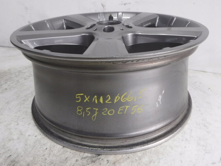 1x Alufelge 20 Zoll 8.5" 5x112 56ET Glanz Graphit A1644011102 Mercedes-Benz W164 FEL9829085056gb