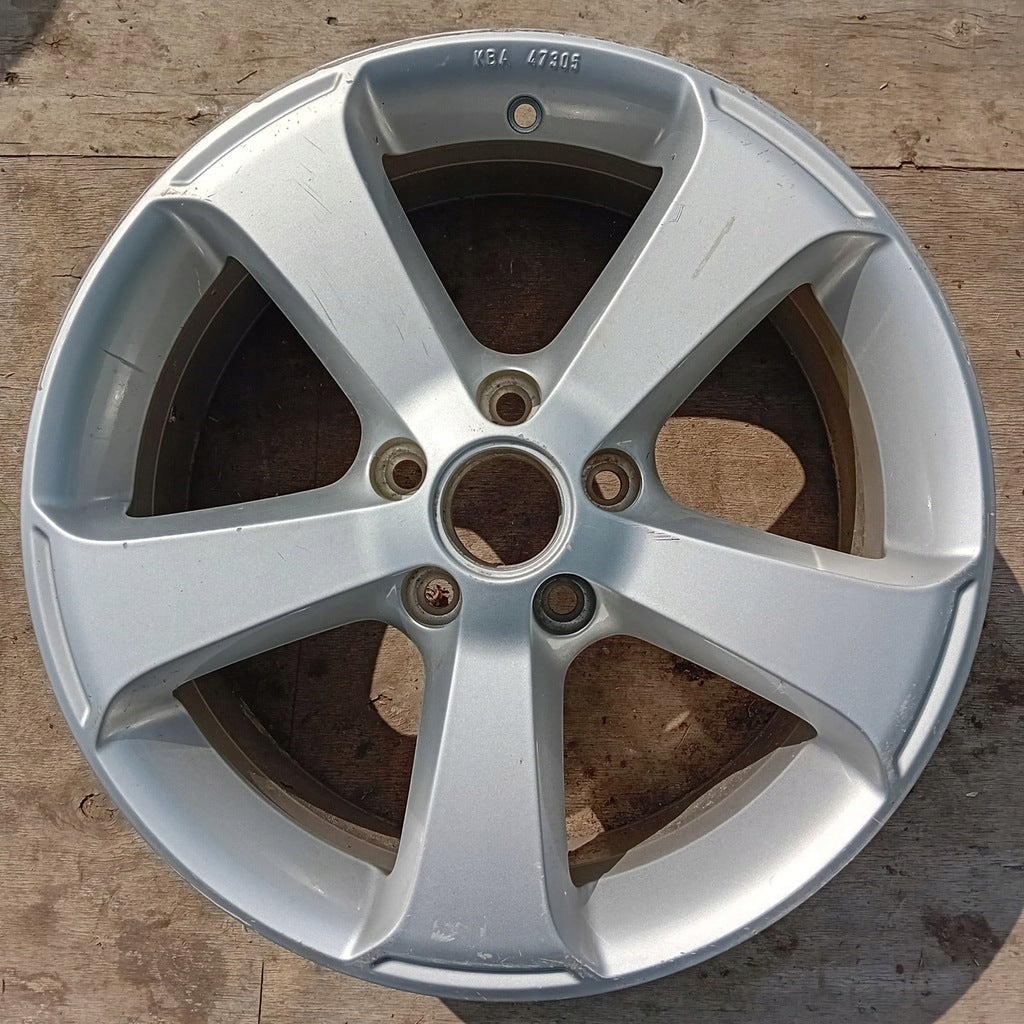 1x Alufelge 17 Zoll 6.5" 5x112 39ET Glanz Silber 1K8071497 VW Scirocco Rim Wheel FEL2428786844th