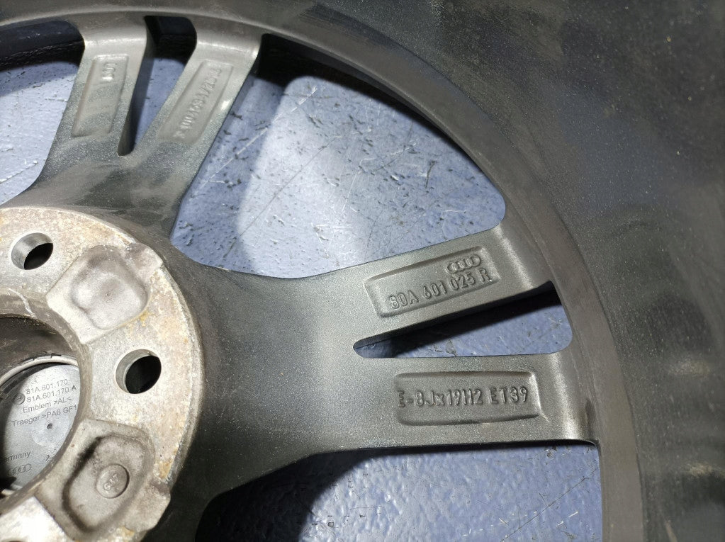 1x Alufelge 19 Zoll 8.0" 5x112 39ET Glanz Graphit 80A601025R Audi Mg Rim Wheel FEL2967104068ae