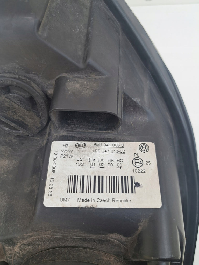 Frontscheinwerfer VW Golf Plus 5M1941006B Rechts Scheinwerfer Headlight SCH6531704004cf