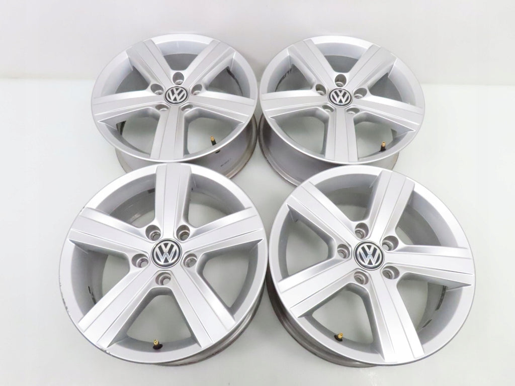 4x Alufelge 16 Zoll 6.5" 5x112 46ET Silber 5G0601025N VW Golf VIII I Rim Wheel FEL1151273638uf