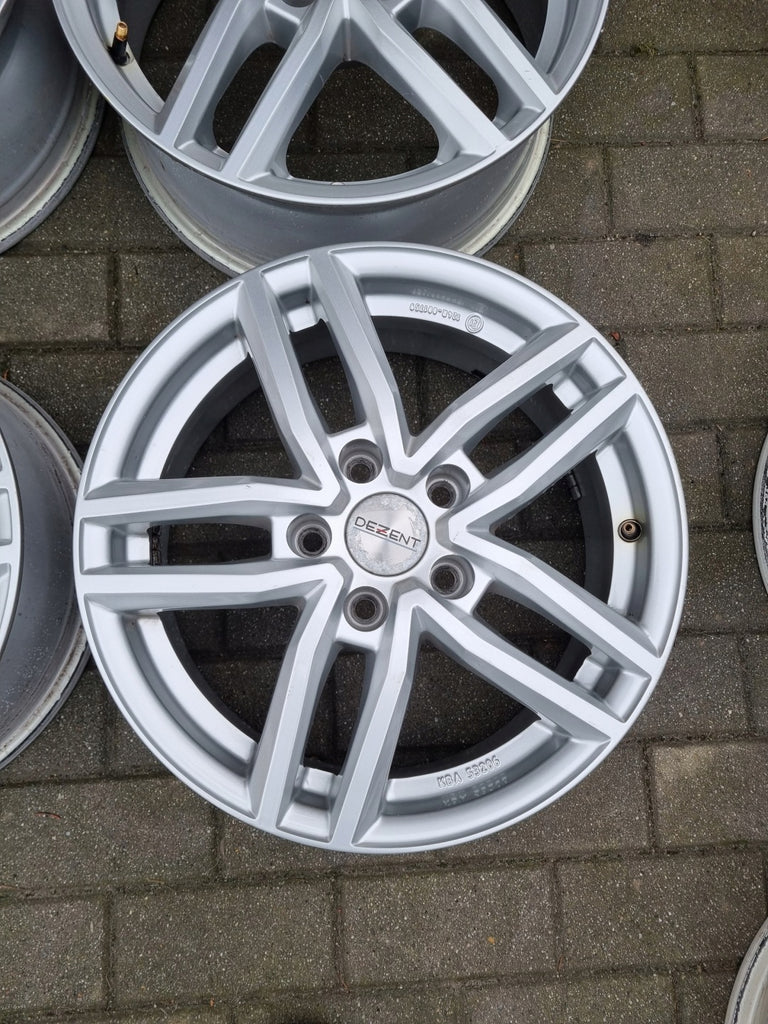 4x Alufelge 16 Zoll 6.5" 5x112 41ET Silber KBA53206 Rim Wheel FEL5859356697lf