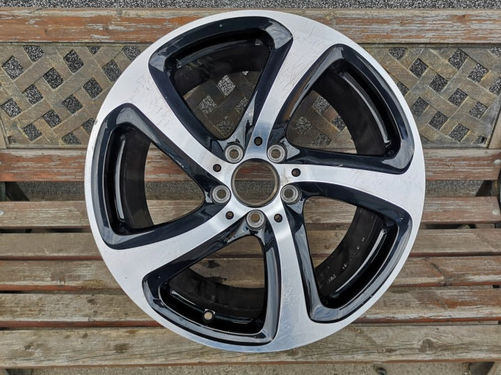 1x Alufelge 18 Zoll 9.0" 5x112 53ET Glanz Schwarz A2134013300 Mercedes-Benz W213 FEL7096267910yi