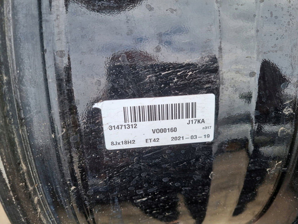1x Alufelge 18 Zoll 8.0" 5x108 42ET Glanz 31471312 Volvo V60 I S60 Rim Wheel FEL9102380183uh