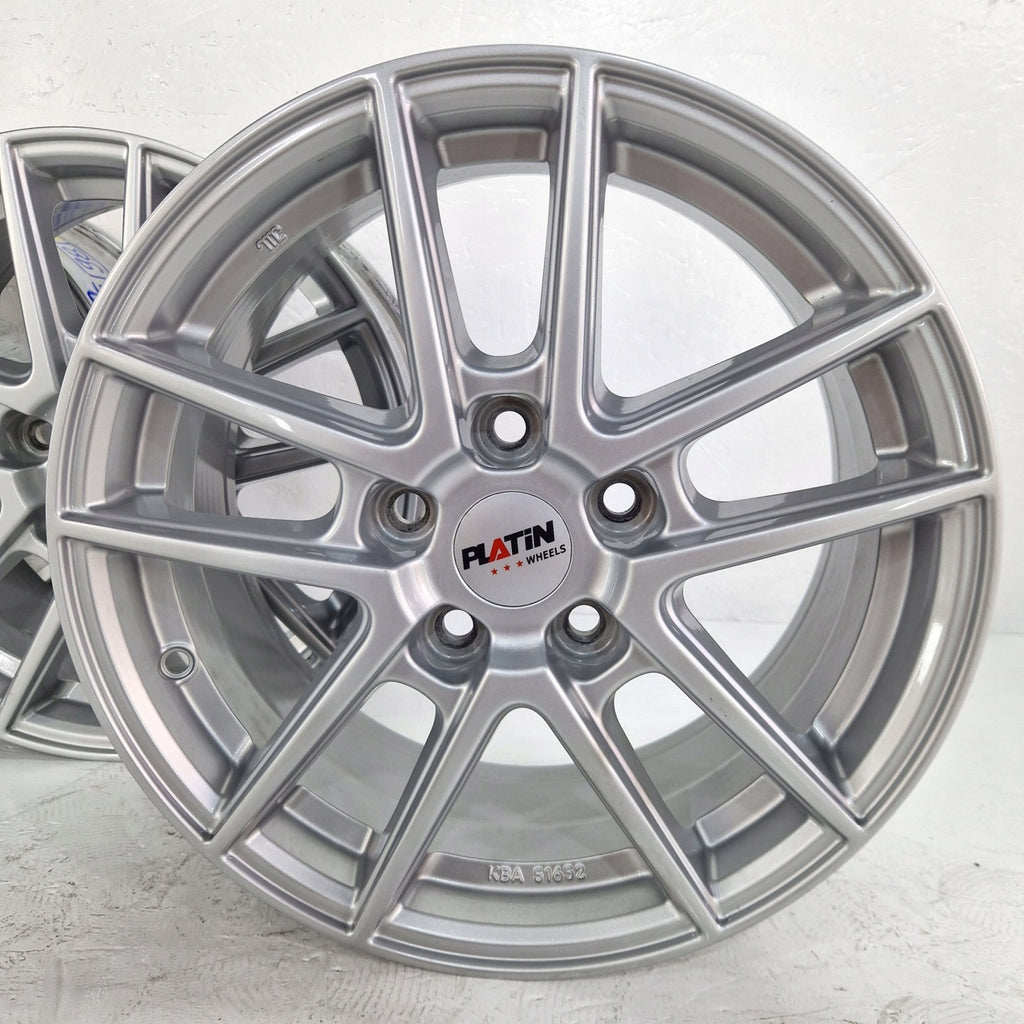 4x Alufelge 16 Zoll 7.0" 5x112 52ET Silber KBA51652 Rim Wheel FEL8553789686st