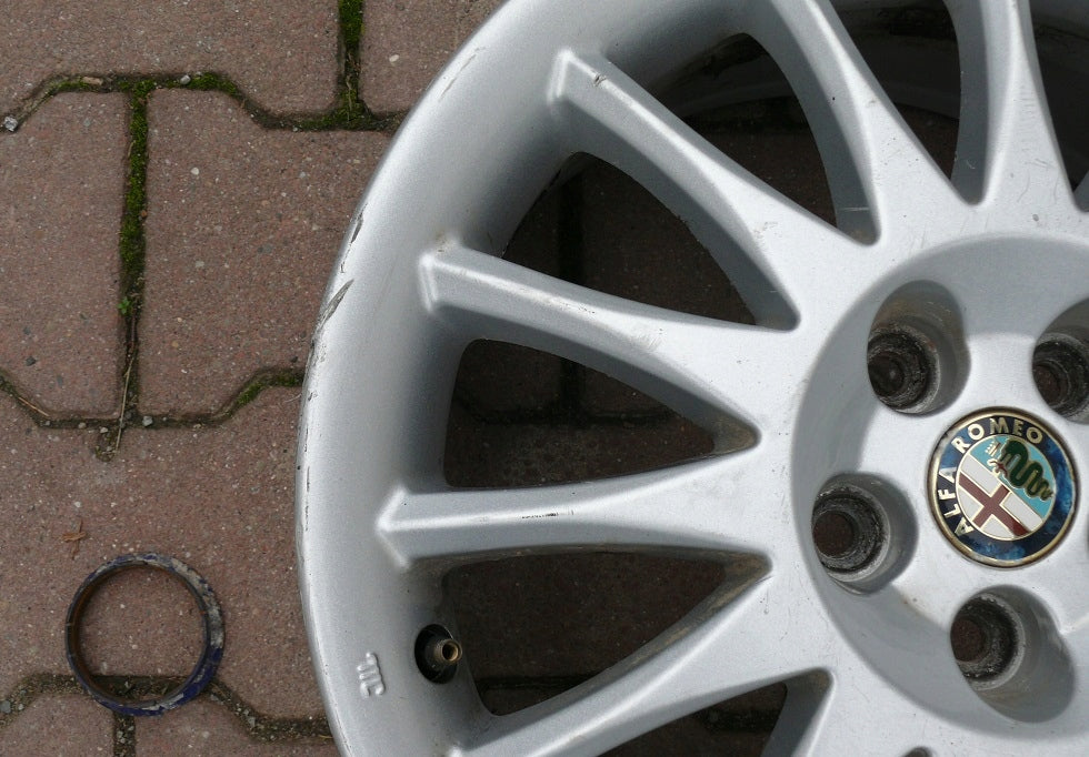 1x Alufelge 16 Zoll 6.5" 4x98 41 5ET Glanz Silber 60686520 Alfa Romeo 156 FEL1458272422wz