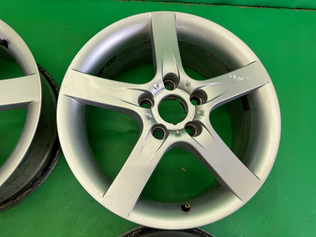 4x Alufelge 16 Zoll 6.5" 5x112 50ET Glanz Silber Audi Alhambra Toledo I Passat FEL6024469680vd