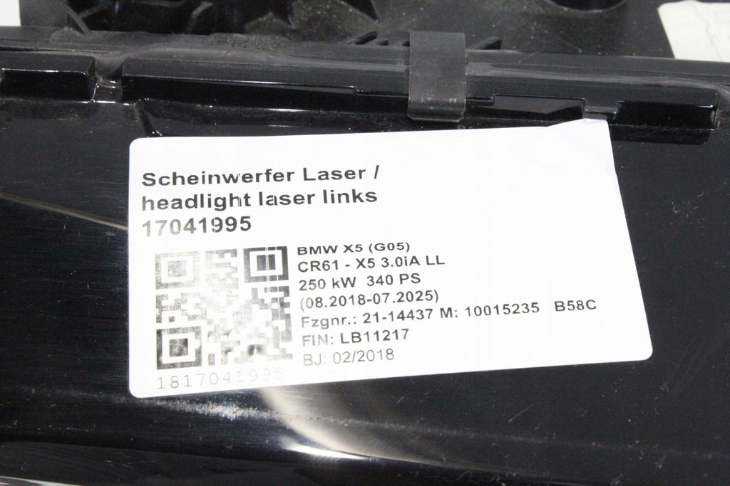 Frontscheinwerfer BMW X5 G05 X6 G06 9481789 7933311 Laser Links Headlight SCH5842802106ob